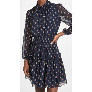 Shoshanna 'Dane' Navy Polyester Dress Size 4